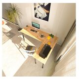Hanah home viva l - black, atlantic pine blackatlantic pine study desk | ePonuda.com