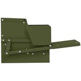 Feeder s nogom za piliće Maslinasto zelena 50 x 40 x 29 cm | shoptok.hr