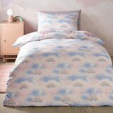 Catherine Lansfield Modra/rožnata enojna otroška posteljnina 135x200 cm Candy Unicorn – | Shoptok.si