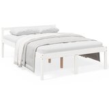 Krevet za starije osobe bijeli 120 x 200 cm od masivne borovine | Eponuda.com