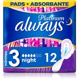 Always platinum Night Size 3 vložki za noč 12 kos u