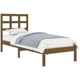  Za krevet od masivnog drva smeđa boja meda 100 x 200 cm | shoptok.hr