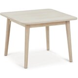 Furnhouse Mizica z mizno ploščo v hrastovem dekorju v naravni barvi 70x70 cm Nyborg – Cene
