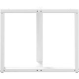  Noge za jedilno mizo v obliki črke T, 2 kosa, bele barve, 90x35x(72-73) cm, jeklo | Shoptok.si