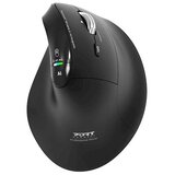 Port Brezžična ergonomska miška Ergo Auditor polnilna črna (910204) | Shoptok.si