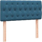 Box spring postelja z vzmetnico temno modra 80x220 cm žamet, (21790763) | Shoptok.si