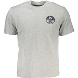 North Sails MEN&#39;S SHORT SLEEVED T-SHIRT GRAY Cene