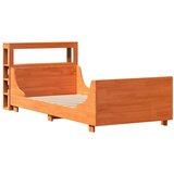  Okvir kreveta bez madraca voštano smeđi 100x200 cm od borovine | shoptok.hr