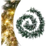  Božična girlanda z LED lučkami zelena 5,2 m PVC | Shoptok.si