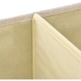  Kutija za pohranu od tkanine 50 x 30 x 25 cm krem | shoptok.hr