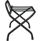 Stalak za prtljagu s naslonom crni 56 x 39 x 52 cm | shoptok.hr