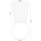  Argon 8974 - Stropno svetlo za kupatilo VOLANTE 1xG9/6W/230V IP44 prečnik 12 cm braon | Eponuda.com