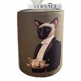 Woody Fashion jungle scar pouffe - cat multicolor pouffe | ePonuda.com