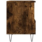  Noćni ormarić boja hrasta 40 x 35 x 50 cm od konstruiranog drva | Eponuda.com
