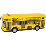 YELLOW City Bus With Friction Drive 1:18 | shoptok.hr
