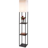  Brilagi - Stojeća lampa sa policama GRADUS 1xE27/40W/230V 150 cm crna/bela | Eponuda.com