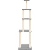 vidaXL Penjalica za mačke sa stupovima za grebanje svjetlosiva 183 cm | shoptok.hr