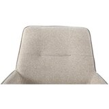CARRYHOME naslanjač, kovina, tekstil krem barve | Shoptok.si