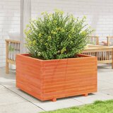  Vrtna sadilica voštano smeđe boje 80x80x49,5 cm od borovine | shoptok.hr