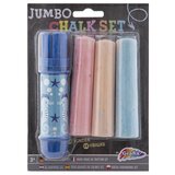 JUMBO kreda za pločnik z držalom 3 kosi | Različni odtenki | Shoptok.si