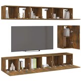  7-dijelni set TV ormarića boja dimljenog hrasta drveni | shoptok.hr