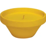 ROURA Sveča 340268.085.1 Citronela v keramiki fi12, rumena
