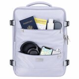 Camry CR 6880 putni ruksak 24 L &amp;ndash; 40 &amp;times; 20 &amp;times; 30 cm, za laptop 17&amp;quot;, USB-A/USB-C, svijetlo ljubičasti Slike