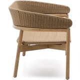 Kave Home Bež/u prirodnoj boji vrtna sofa od masivnog bagrema Arinella – | shoptok.hr