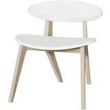 lesen otroški stol pingpong white/oak