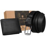  Set novčanik i kaiš Peterson crni | Eponuda.com