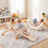 Notranja igrala > Igrače in hobi > Plezala za otroke 8 v 1 Montessori zložljivi leseni plezalni komplet, notranji igralni komplet za otroke | Shoptok.si