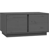 Maison Chic Klubska mizica - kavna mizica - Nizka mizica siva 80×50×40 cm trdna borovina, (21753214) Cene