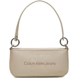 Calvin Klein Jeans Torbe SCULPTED SHOULDER POUCH25 MONO K60K610679 Bež