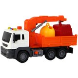 Garbage Truck With Crane Friction Drive Orange 1:16 | shoptok.hr
