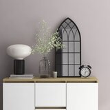 vidaXL Ogledalo crno 70 x 30 cm željezno za unutarnju upotrebu Cijene