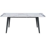 MID.YOU Jedilna Miza Alvaro Bela, Marmor | Shoptok.si