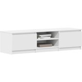 TV ormarić bijeli 140 x 40 x 35,5 cm od konstruiranog drva | shoptok.hr