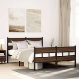  Posteljni okvir brez vzmetnice z vzglavjem/vznožjem 137x190 cm, (21610980) | Shoptok.si