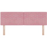  Naslon za glavu s kristalnim gumbima ružičasti 160 cm pliš | shoptok.hr