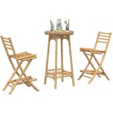  3-dijelni vanjski barski set, sklopivi bambus | Eponuda.com