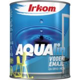 Irkom boja Vodeni emajl za drvo i metal beli sjaj 700ml