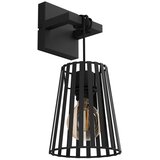 Eglo Zidna lampa BOGOTA E27 39 cm crna žičana 390004 | Eponuda.com