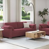 SOFA 2 pcs Vinska crvena 219 x 80 x 82 cm tkanina | shoptok.hr