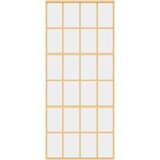  Klizna vrata zlatna 90 x 205 cm prozirno staklo ESG i aluminij | shoptok.hr