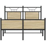 vidaXL Okvir kreveta bez madraca boja hrasta sonome 120x190 cm drveni | shoptok.hr