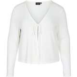 Zizzi Pletena jopa bela | Shoptok.si
