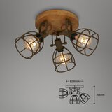 BRILO VINTAGE spot svetiljka 3xE27/25W/230V | Eponuda.com