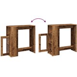  Barski stol s držačima boja drva 101 x 40 x 103,5 cm drveni | Eponuda.ba
