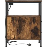 vidaXL Noćni ormar Dimljeni hrast 30 x 48 x 61 cm Konstruirano drvo | shoptok.hr