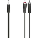 Hama 00200721 utičnica / Cinch audio priključni kabel [1x 3,5 mm banana utikač - 2x muški cinch konektor] 5 m crna Cijene